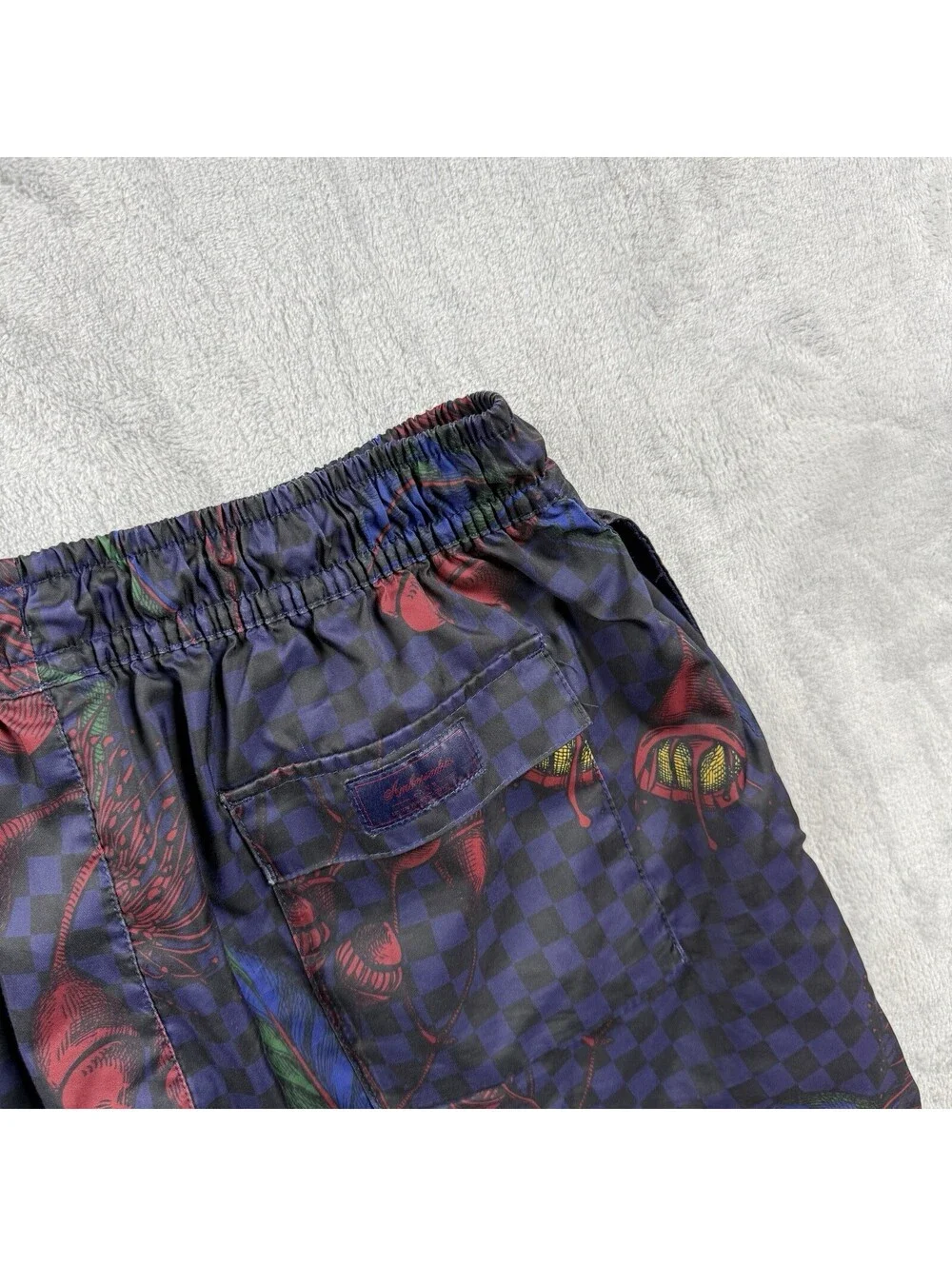 Nike Men’s Medium Default Racquet Club Floral Checkered Tennis Shorts Streetwear